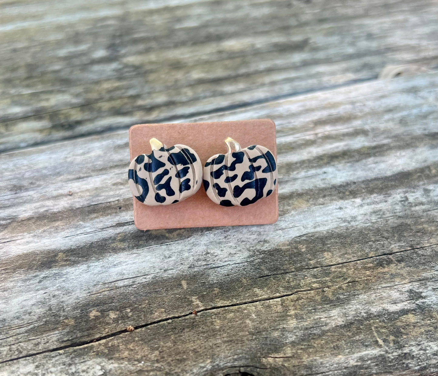 Pumpkin Stud Earrings