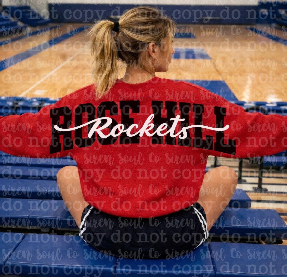 Rose Hill Rockets Oversized Back Sweatshirt