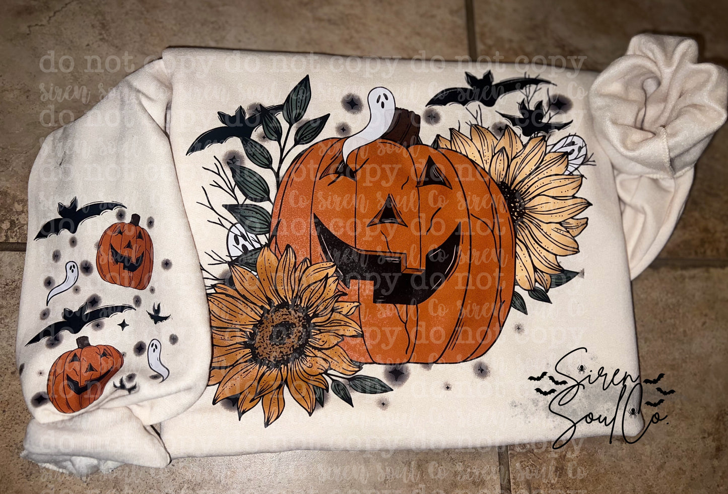 SSC Sunflower Pumpkin Crewneck Sweater