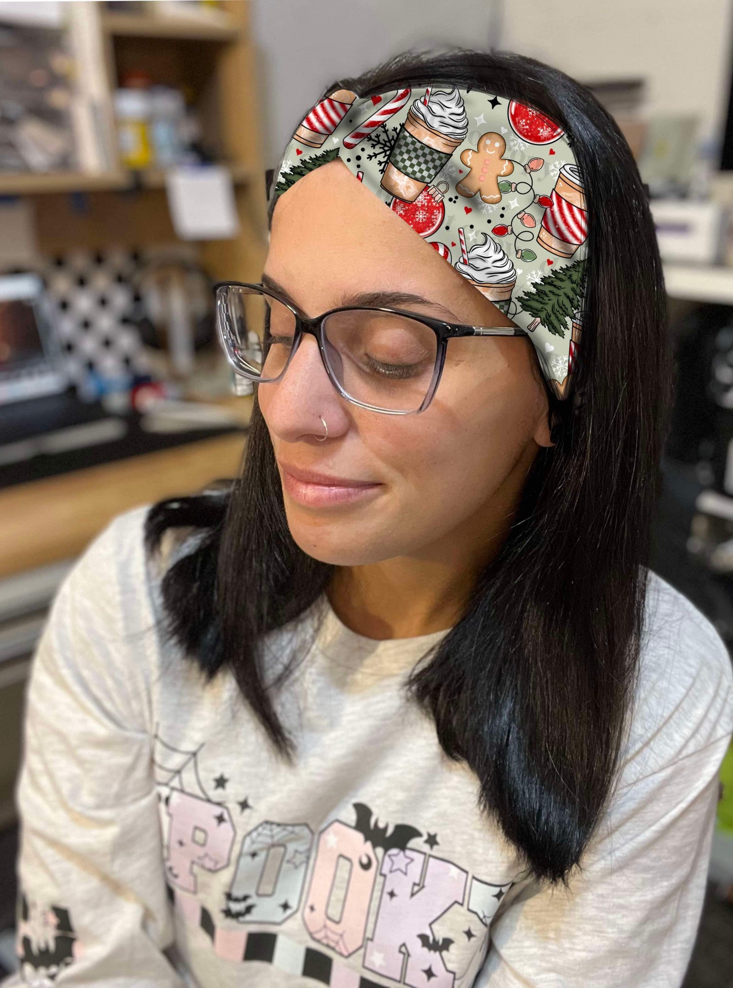 Christmas Coffee Headband WS