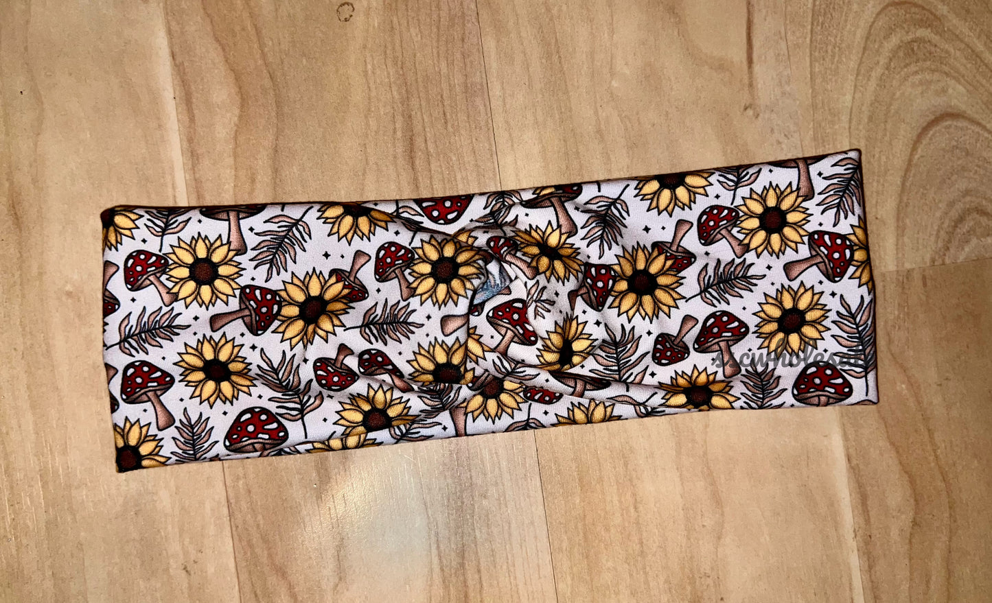 Sunflower Shrooms Headband