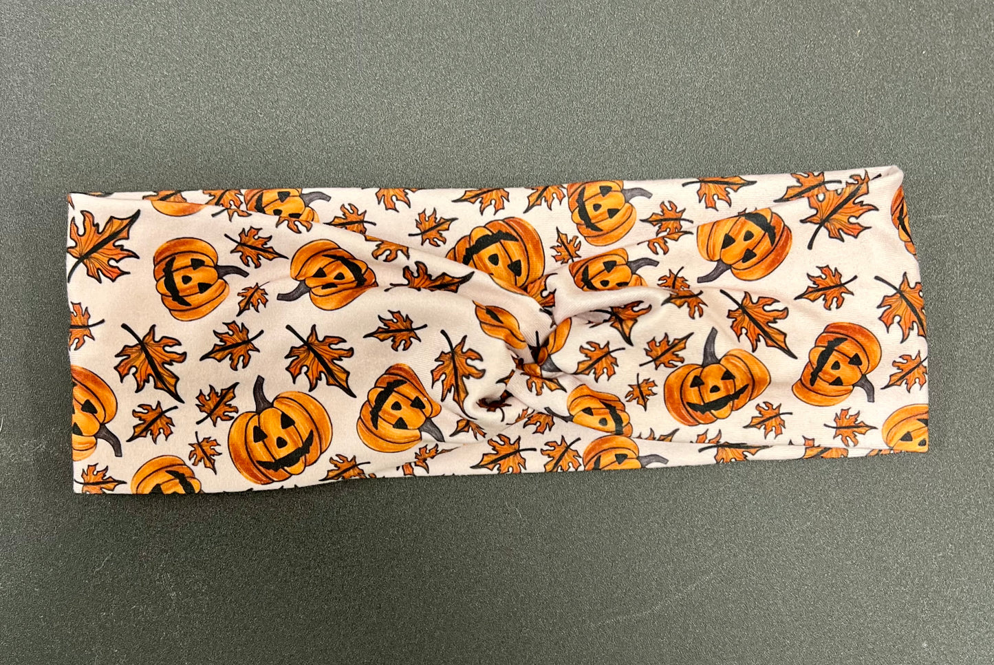 Watercolor Pumpkin Headband