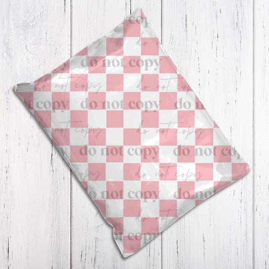 Pink Checkers Polymailers