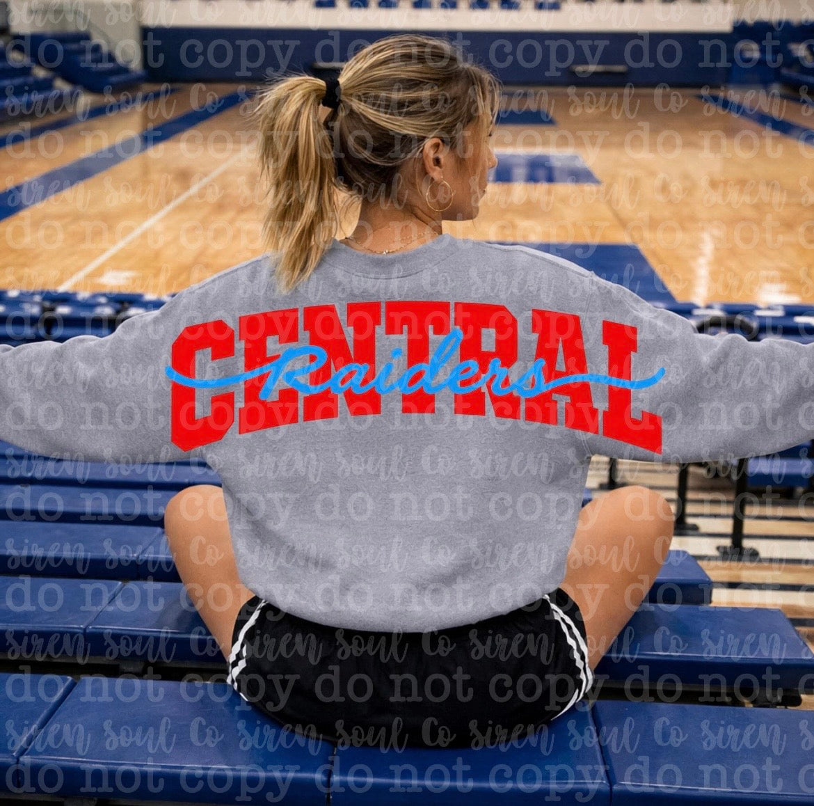 Central Raiders Oversized Back Sweatshirt