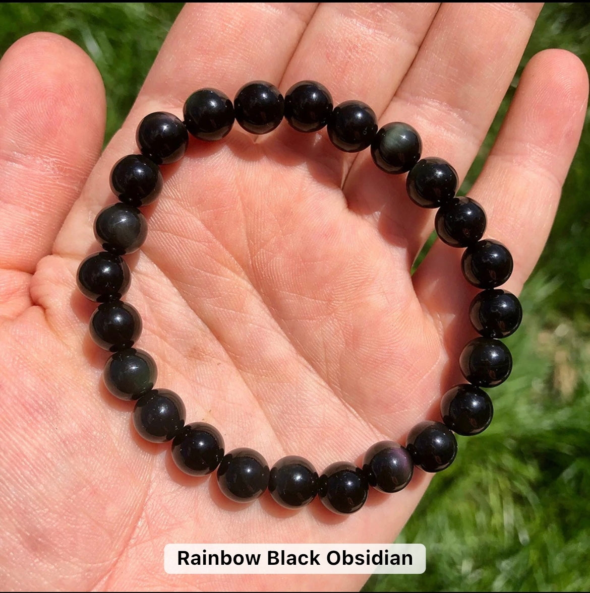 Round Crystal Stretchy Bracelets- WS