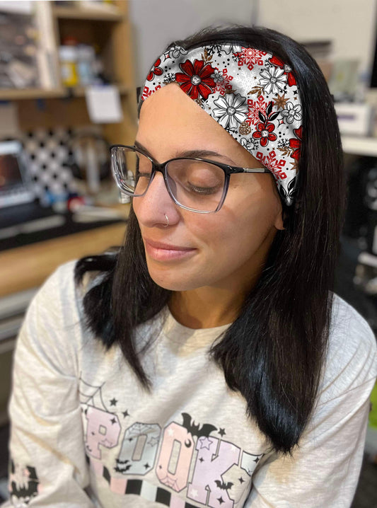 Christmas Florals Headband WS
