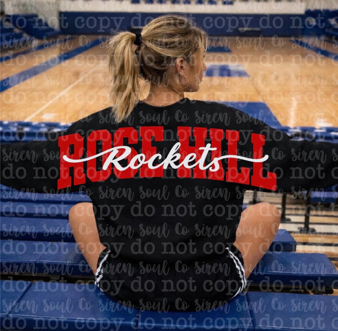 Rose Hill Rockets Oversized Back Sweatshirt
