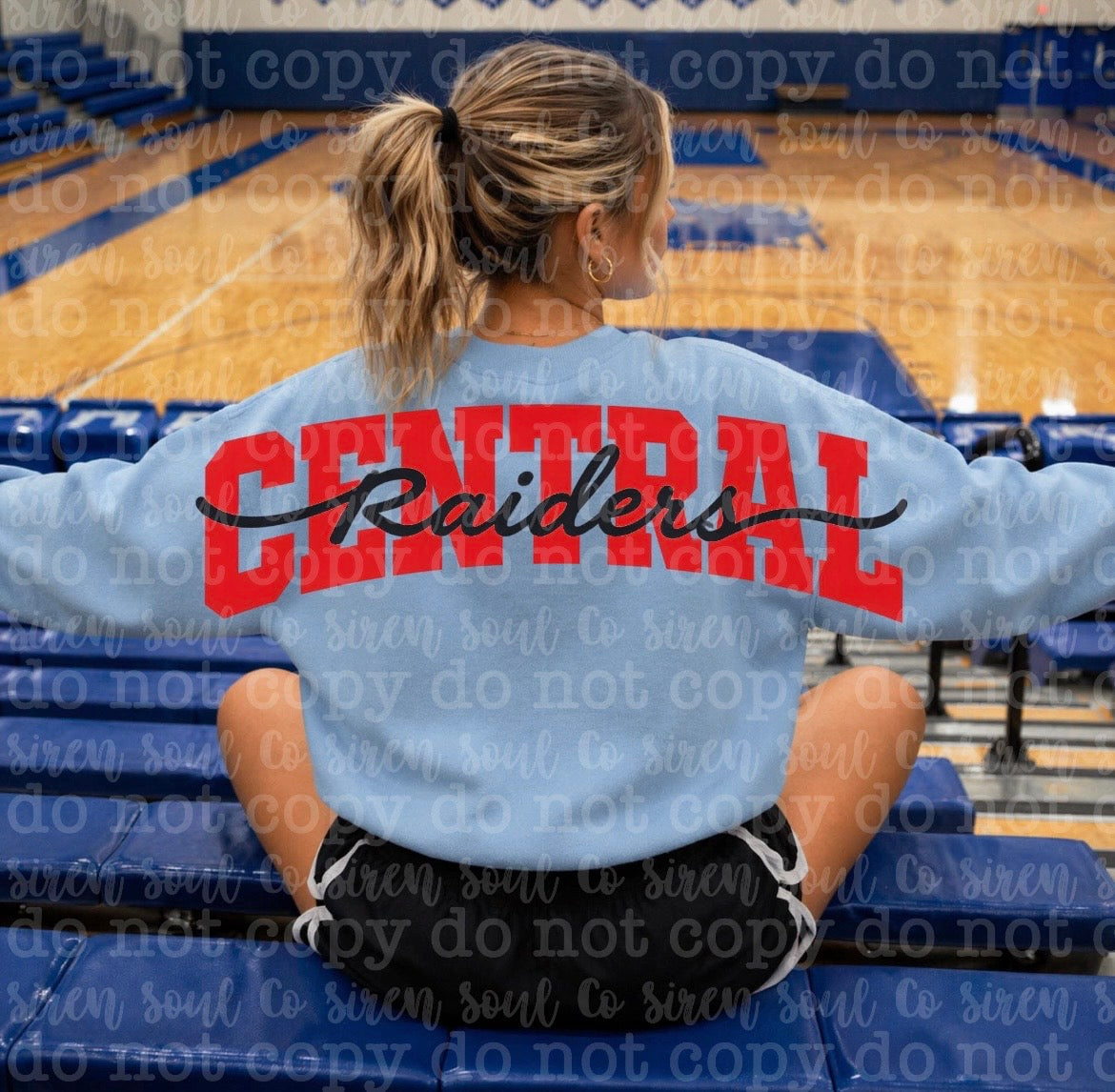Central Raiders Oversized Back Sweatshirt