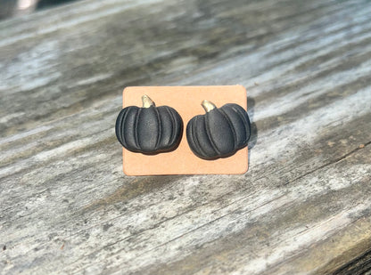 Pumpkin Stud Earrings