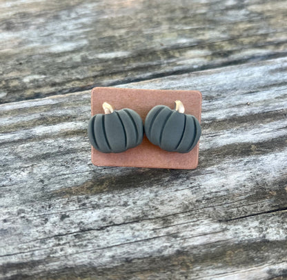 Pumpkin Stud Earrings
