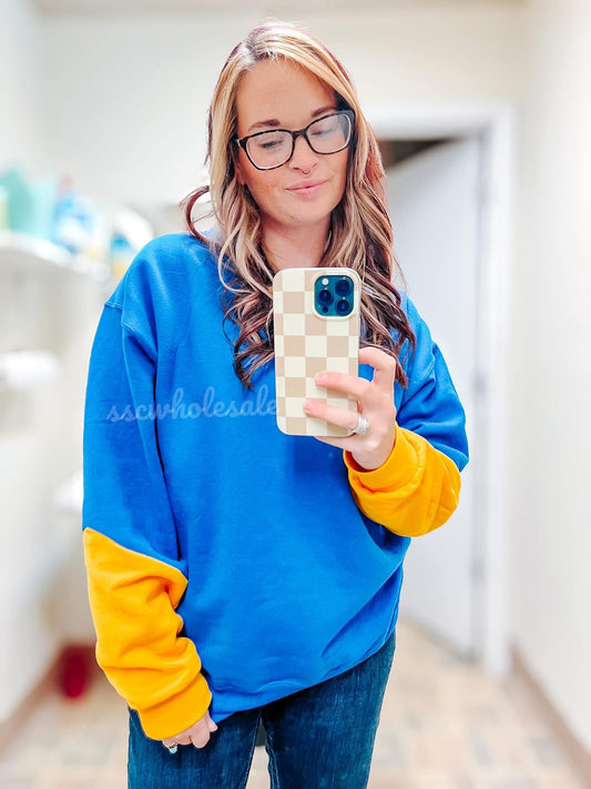 Block Sleeve Sweatshirt - WS MOQ 2