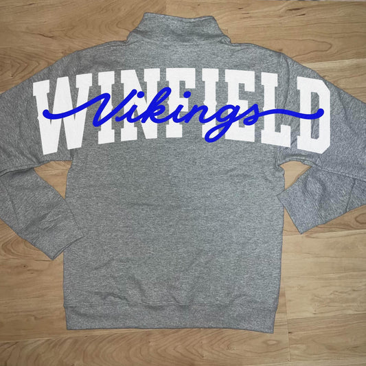 Teams Oversized Back Quarter Zips