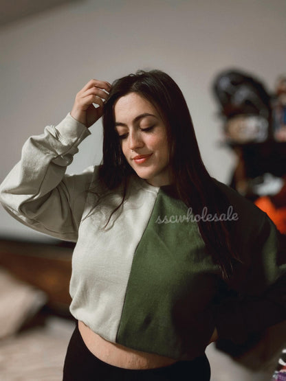 Color Split Sweatshirt - WS MOQ 3