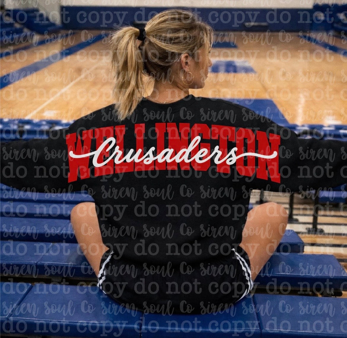 Wellington Crusaders Oversized Back Sweatshirt