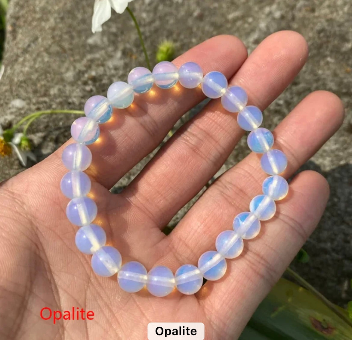 Round Crystal Stretchy Bracelets- WS