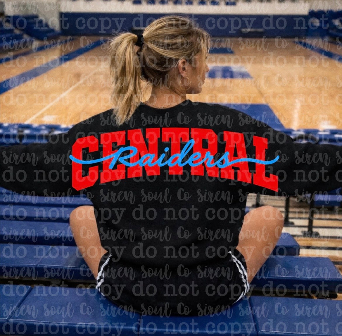 Central Raiders Oversized Back Sweatshirt