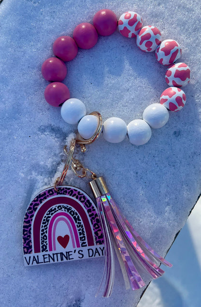 Valentine Wooden Wristlet- WS