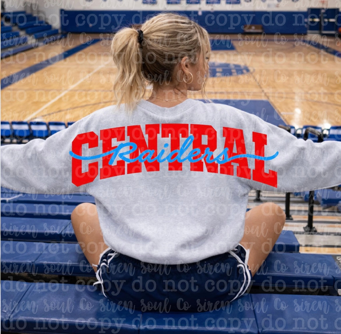 Central Raiders Oversized Back Sweatshirt