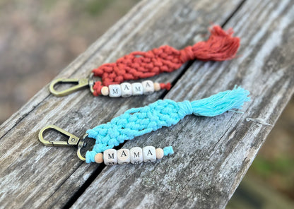 Mama Macrame Keychain- WS