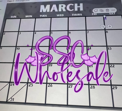 2025 Monthly Calendars - Ghosts
