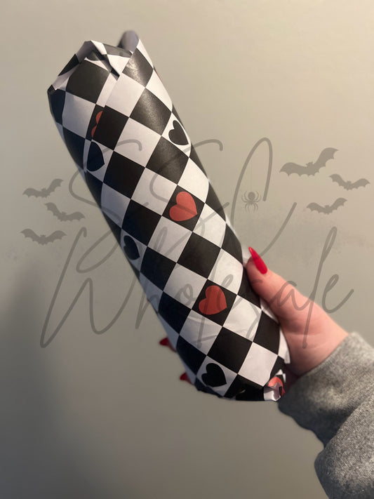 SSC Premium Tissue Paper 25 Pack - Checkered Hearts
