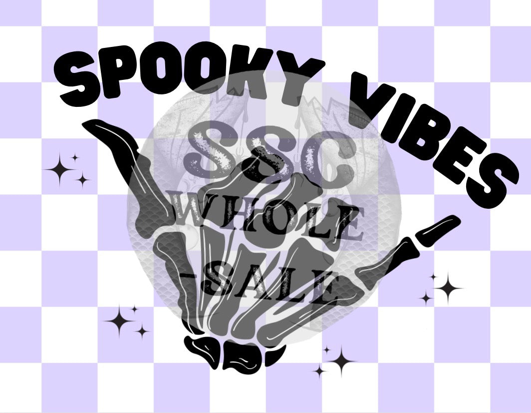 Spooky Vibes Thank You Card Template
