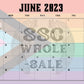 June 2023 Calendar PNG