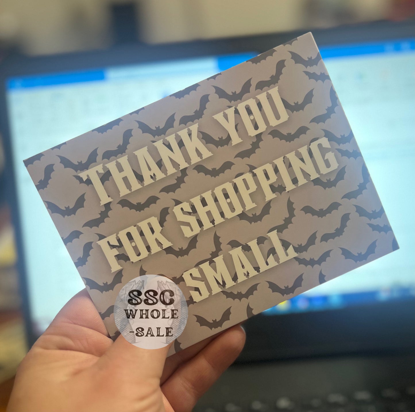 Thank You Cards- 50 Pack - Bats WS