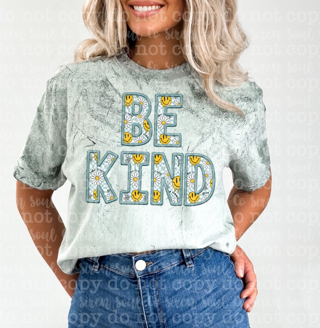 Be Kind - Faux Embroidery- SSC Exclusive