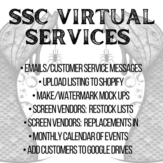 SSC Virtual Services- please contact via FB/email BEFORE purchasing