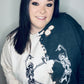 Dancing Skellies Bleach Split Crewneck
