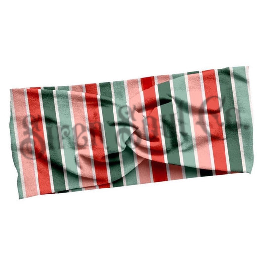 Christmas Stripes Headband